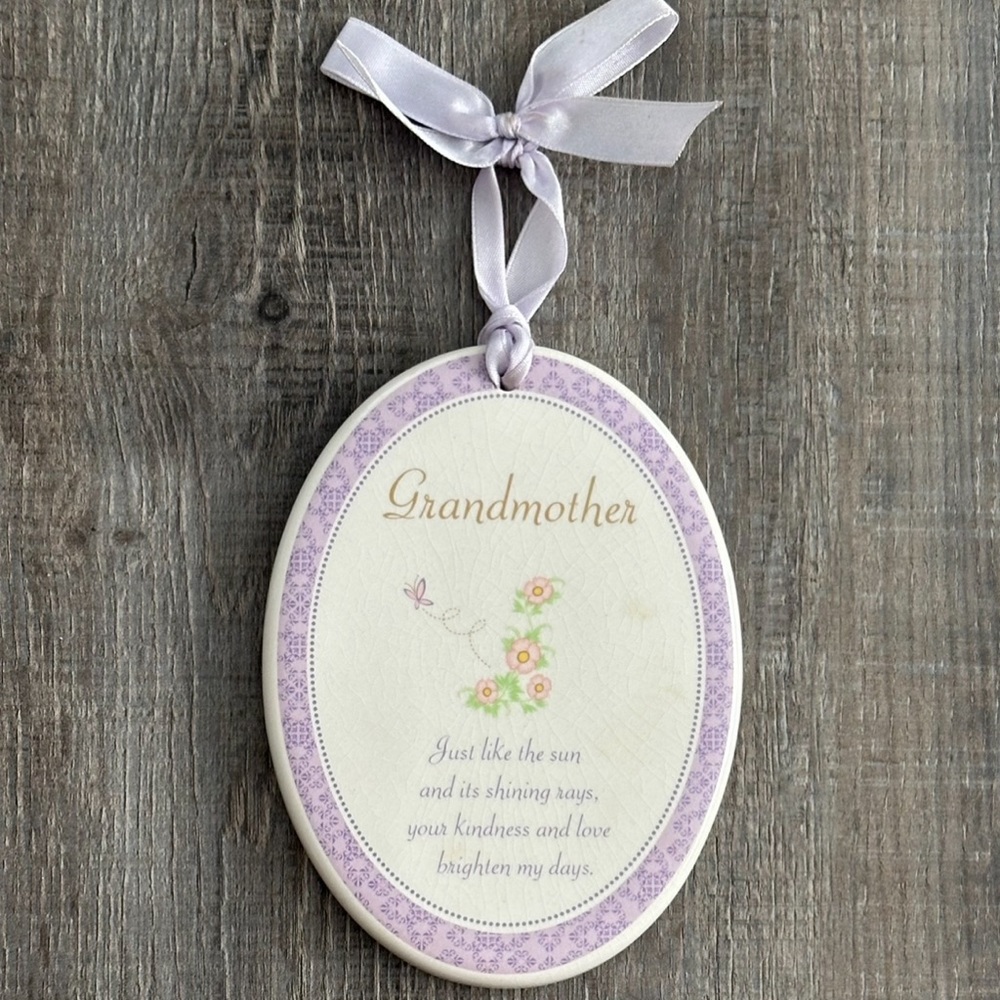 💞 New Russ Berrie “Grandmother” Hanging Decoration